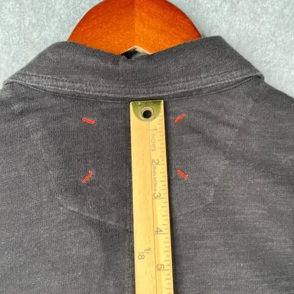 Robert Graham Shirt Large Black Button Up Long Sleeve Pocket Casual Mens - Picture 8 of 13